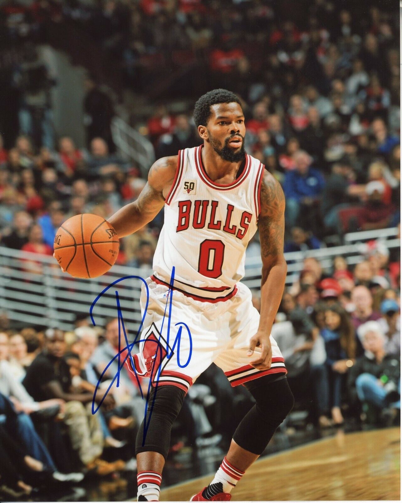 Aaron Brooks Autographed 8x10 Chicago Bulls#S1370