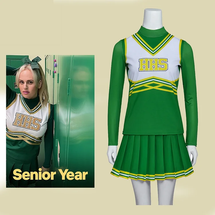Senior Year Rebel Wilson Cheerleading Uniform Cosplay Costume