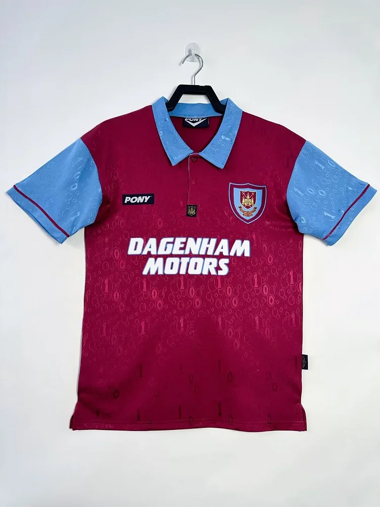 1995-97 West Ham United Home Retro Shirt