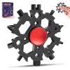 23 in 1 EDC Fingertip Gyroscope Multi-Function Snowflake Wrench Household Repair Tool Rotating Plum Blossom Cross Decompression Toy