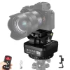 Electric Pan/Tilt 360 Degree Rotation Panoramic Pan/Tilt Wireless Remote Control Suitable For Digital SLR Cameras, Camcorders, Smartphones, Tripods