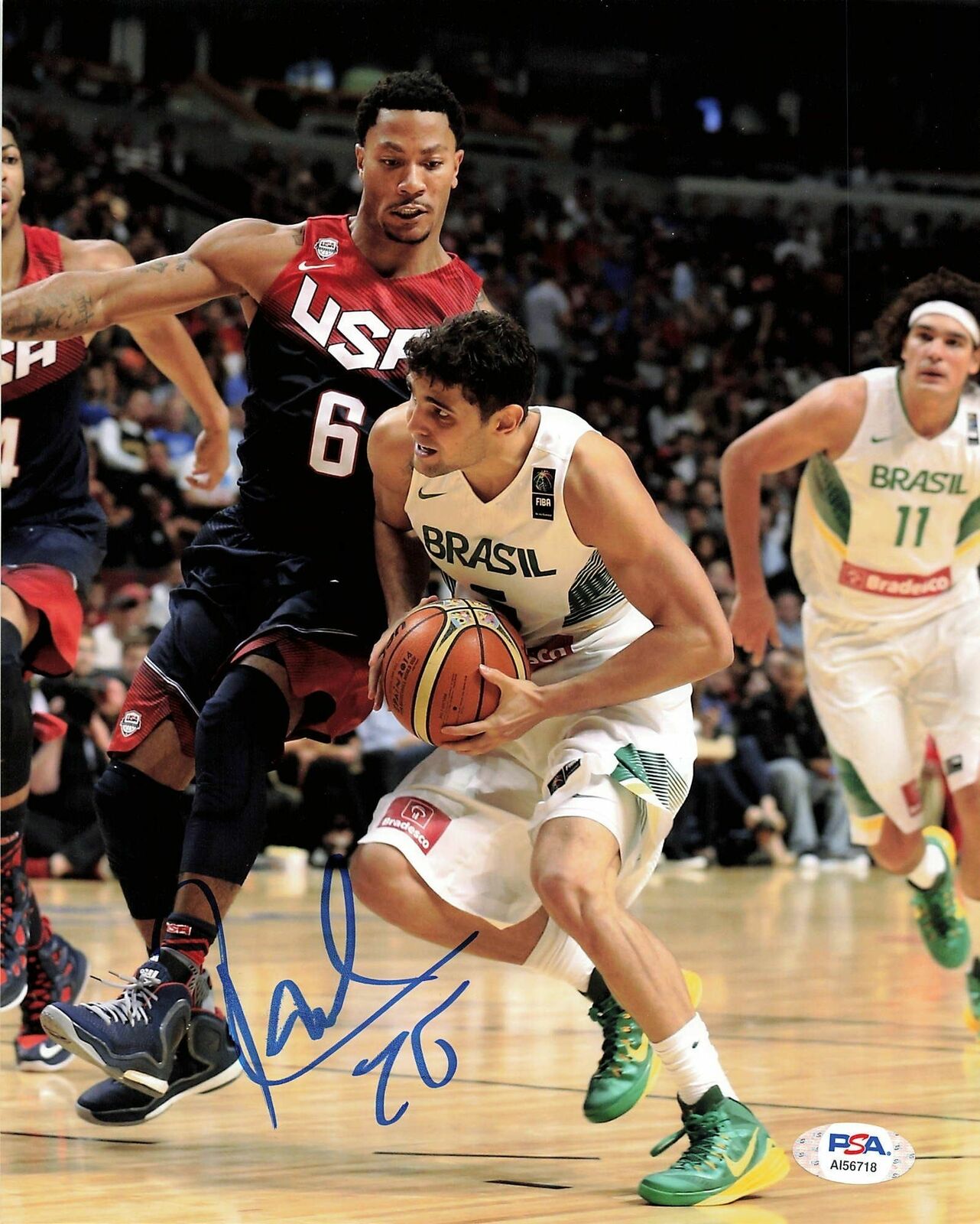 Raul Neto signed 8X10 Photo Poster painting PSA/DNA Washington Wizards Autographed