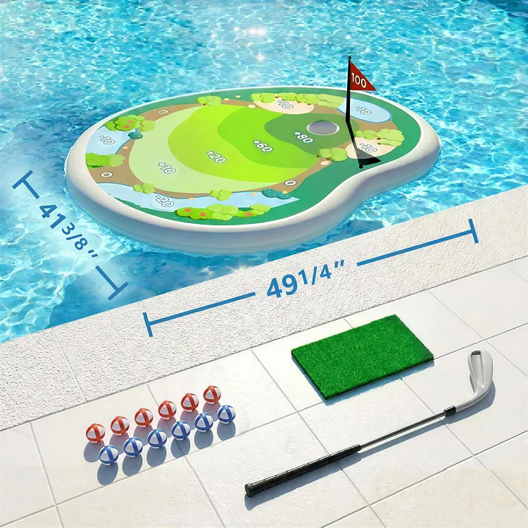Inflatable Golf Themed Pool Float Board