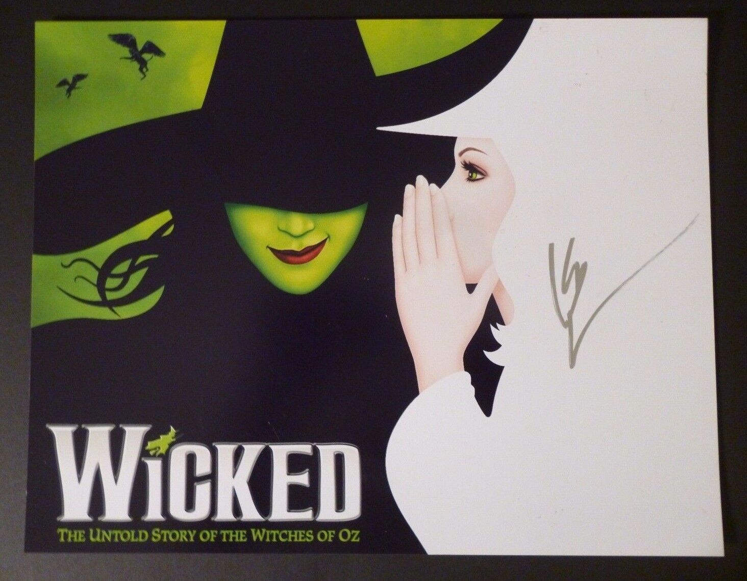 KRISTIN CHENOWETH Authentic Hand-Signed WICKED