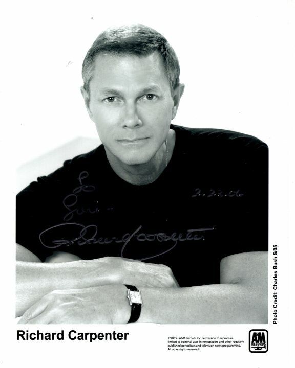 RICHARD CARPENTER Autographed Signed Photo Poster paintinggraph - To Lori