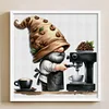 (Multi-Style) Coffee Gnome-11CT Stamped Cross Stitch 40*40cm