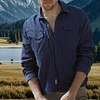 💥70% OFF-Ends Tonight! Young& Middle-aged Men's Long SleevesLapel Button-Down Outdoor LeisureWork Shirt | Multiple Utility Pockets,Quick-Dry & Breathable, Abrasion-Resistant & Wrinkle-Resistant