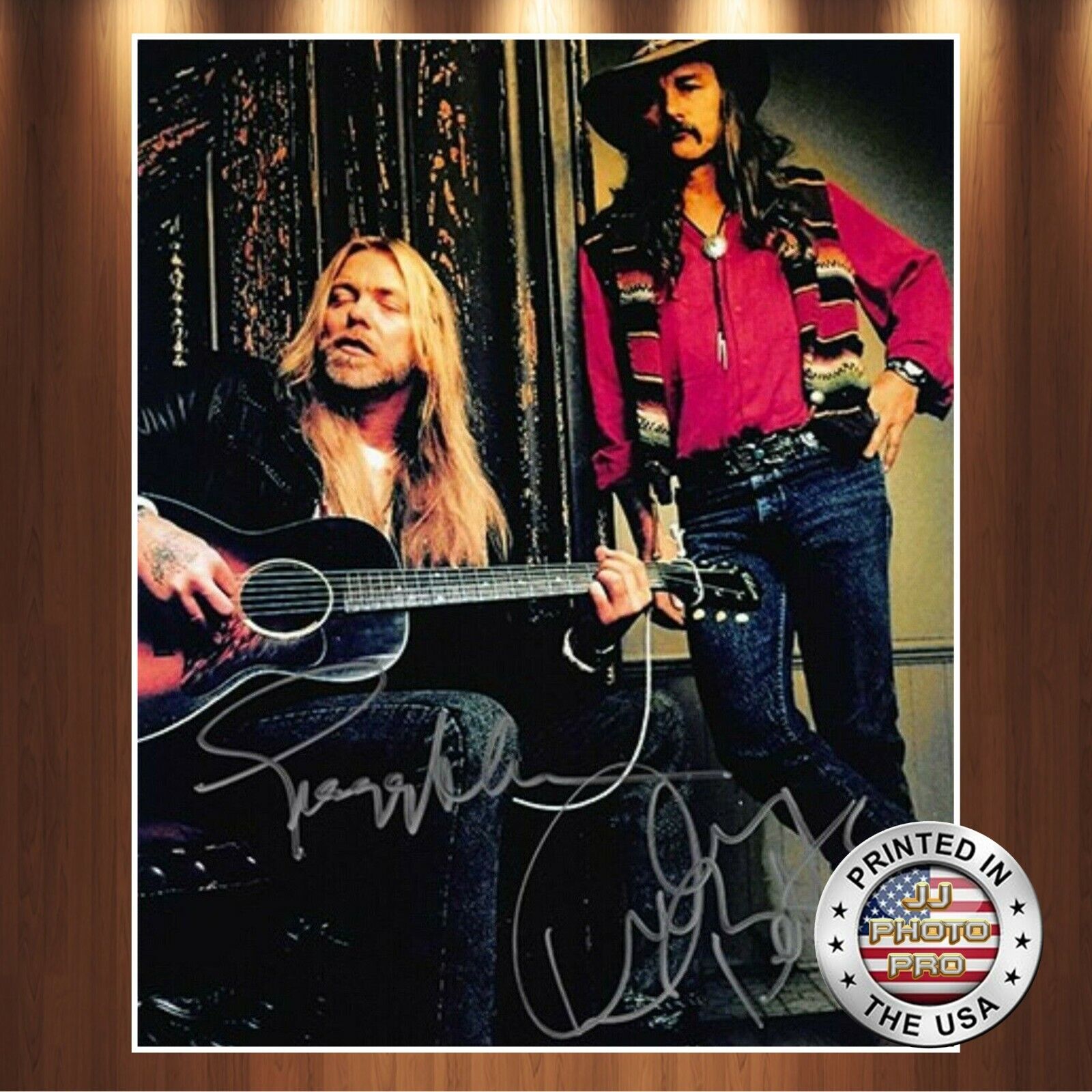 Gregg Allman Dickey Betts Autographed Signed 8x10 Photo Poster painting REPRINT