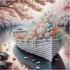 Diamond Painting-DIY Crystal Rhinestone Flower Boat