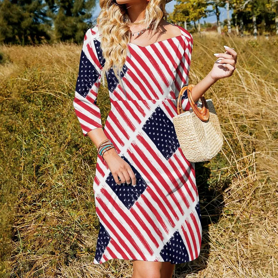 knee length dresses for ladies Navy V Neck Polka Dot Tie Back Midi Dress - Women's Red Polka Dot Button Up  Print Midi Dress - Red - Dresses