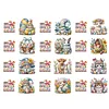 12PCS Diamond Painting Happy Easter Greeting Card Kit for Birthdays Thanksgiving & Special Occasion