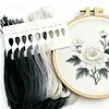 Friendship Bracelet String 6-Strand 120m Long DIY Hand Embroidery Threads Gradient Color Design for Bracelet DIY Crafts Sewing Embroidery Supplies