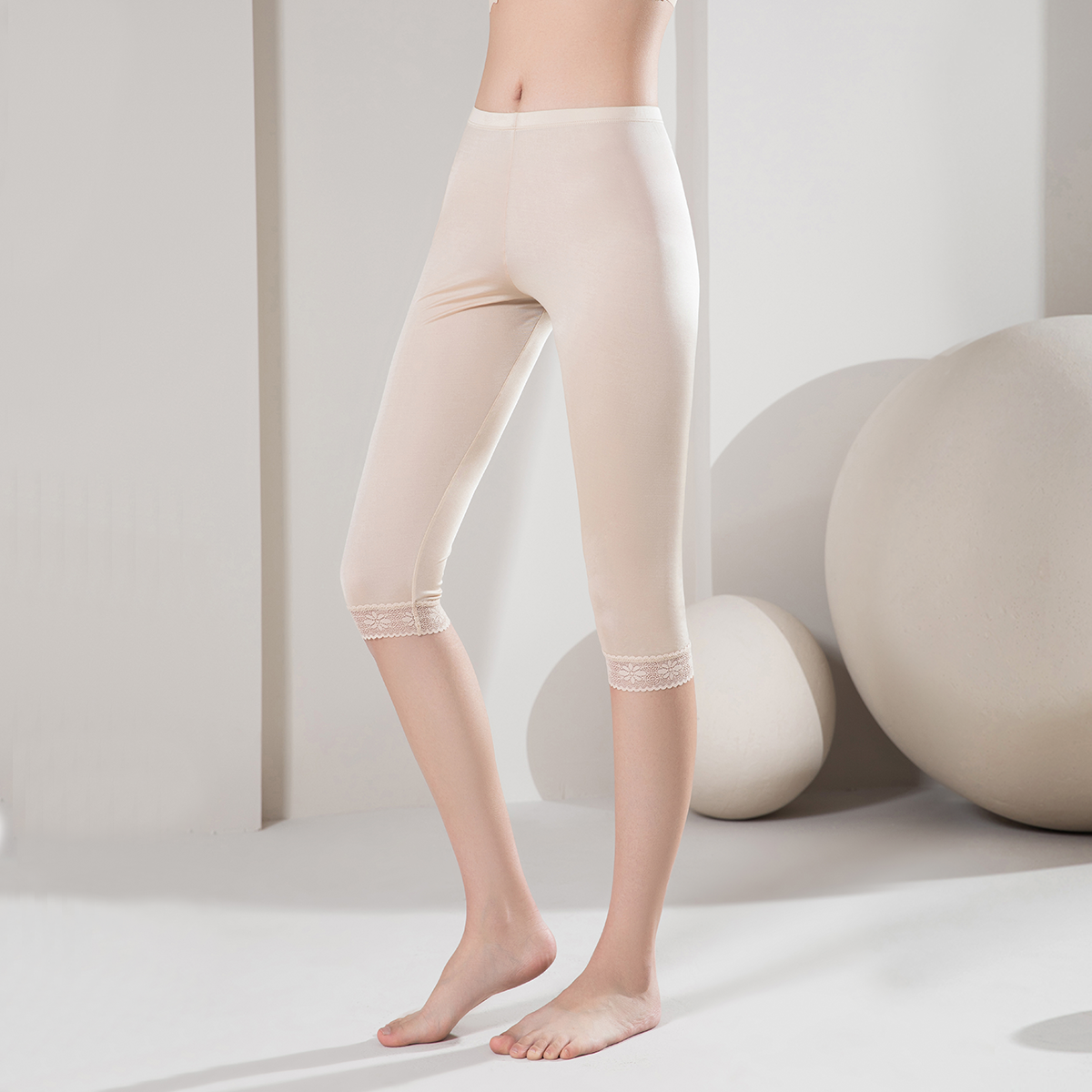 Silk Legging for Women-Cooling Breezy REAL SILK LIFE