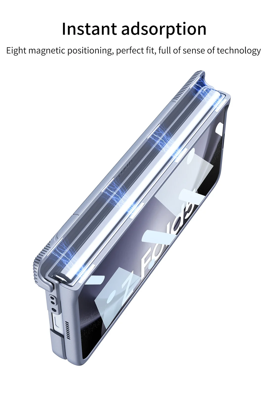 Suitable for Samsung ZFold5/4/3 mobile phone case folding screen magnetic hinge bracket armor shell film all-inclusive protective cover