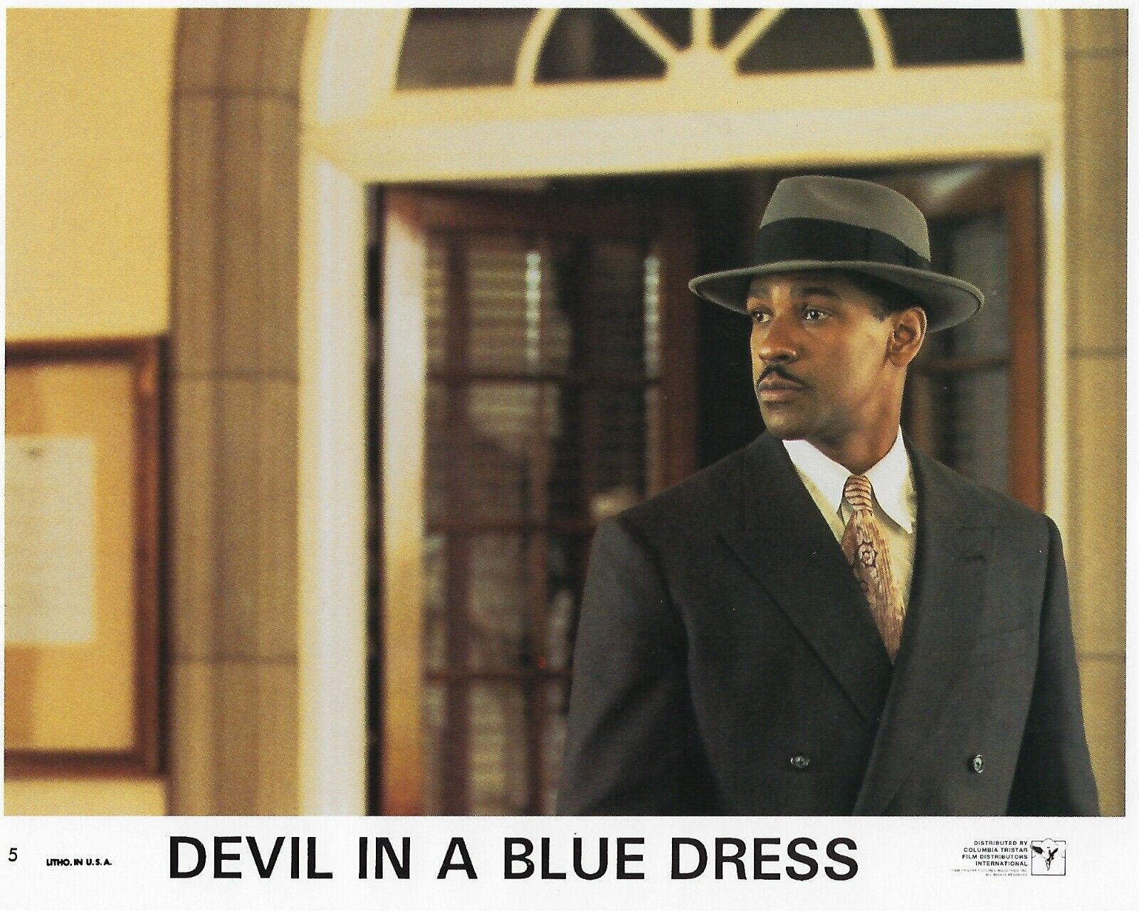 Devil In A Blue Dress Original 8x10 Lobby Card Poster Photo Poster painting 1995 Washington #5
