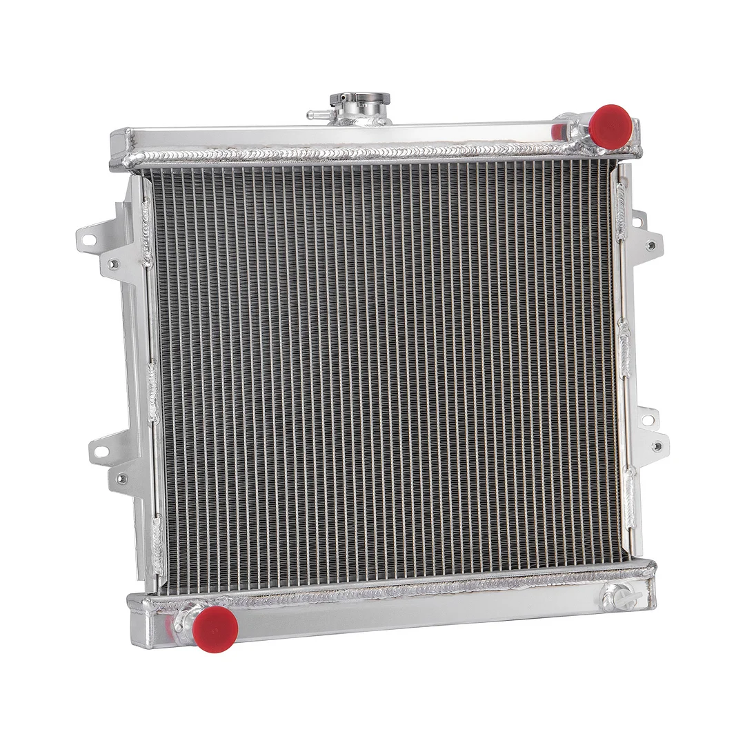 Alloyworks 1 Row Aluminum Radiator For 1984-1995 Toyota Pickup LN55 SR5 4Runner 2.4L L4 MT