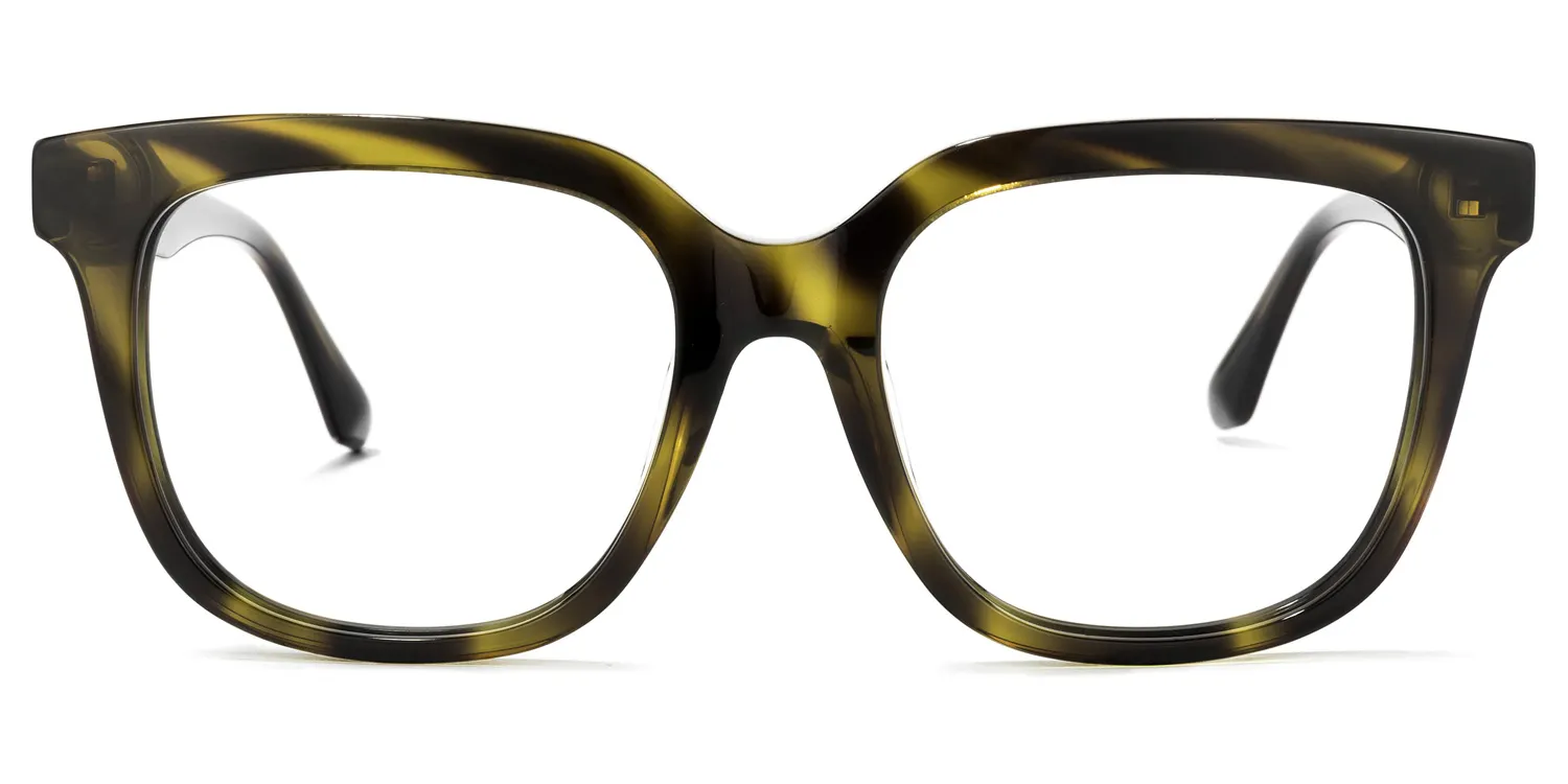 Quiana GrÃ¼n-Tortoise Quadratisch Brille GrÃ¼n-Tortoise