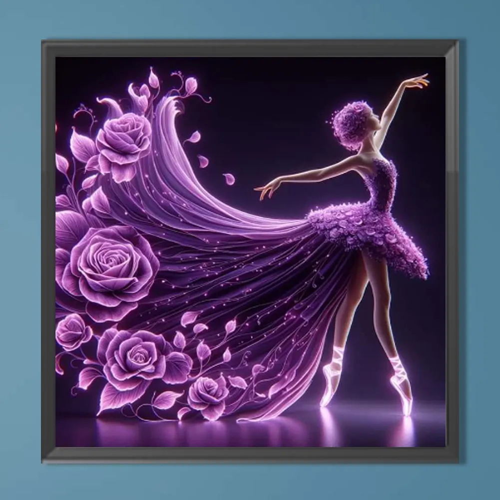 Diamond Painting - Full Round Drill - Girl(Canvas|40*40cm)