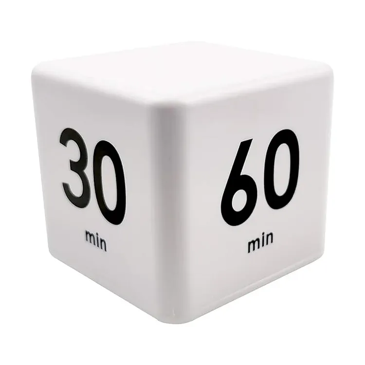 Kitchen/Study/Workout Cube Flip Timer 15 20 30 60 Minutes