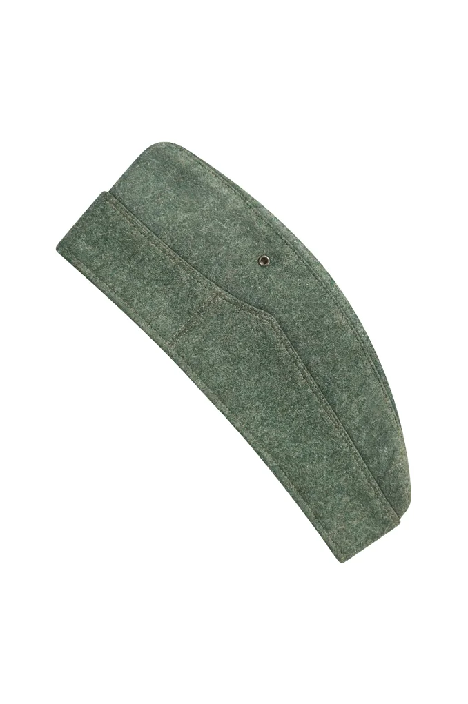   WWII Dutch Converted to Heer Field Grey Wool Overseas Cap II German-Uniform