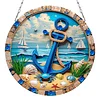 2D Flat DIY Anchor Diamond Art Pendant Double-Sided Diamond Painting Set