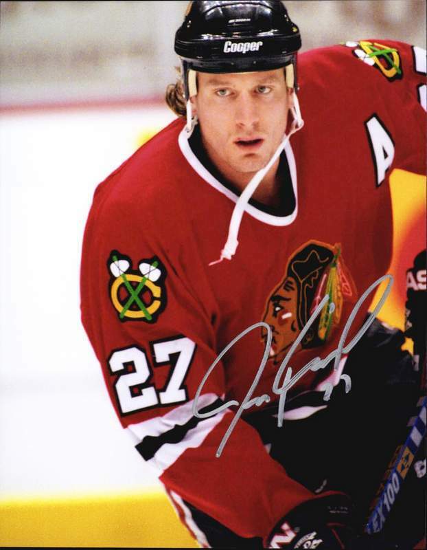 Jeremy Roenick authentic signed NHL hockey 8x10 Photo Poster painting W/Cert Autographed A0008