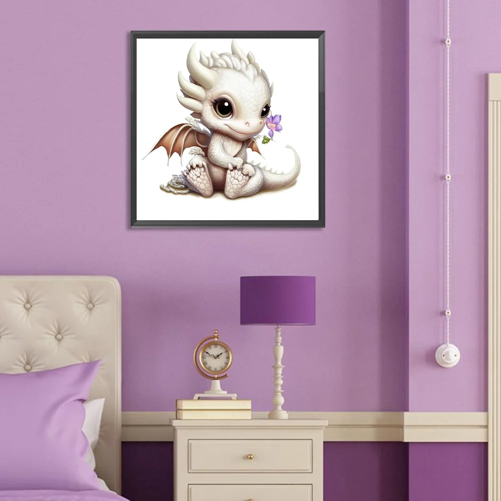 Diamond Painting - Full Round Drill - Dragon(Canvas|30*30cm)