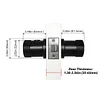 Smart Lock Knob, Smart Fingerprint Door Lock, Door Knob with App Smart Lock for Bedroom Door, Keyless Entry, Emergency Charging, Biometric Lock Great for Room, Garage, Office, Apartment