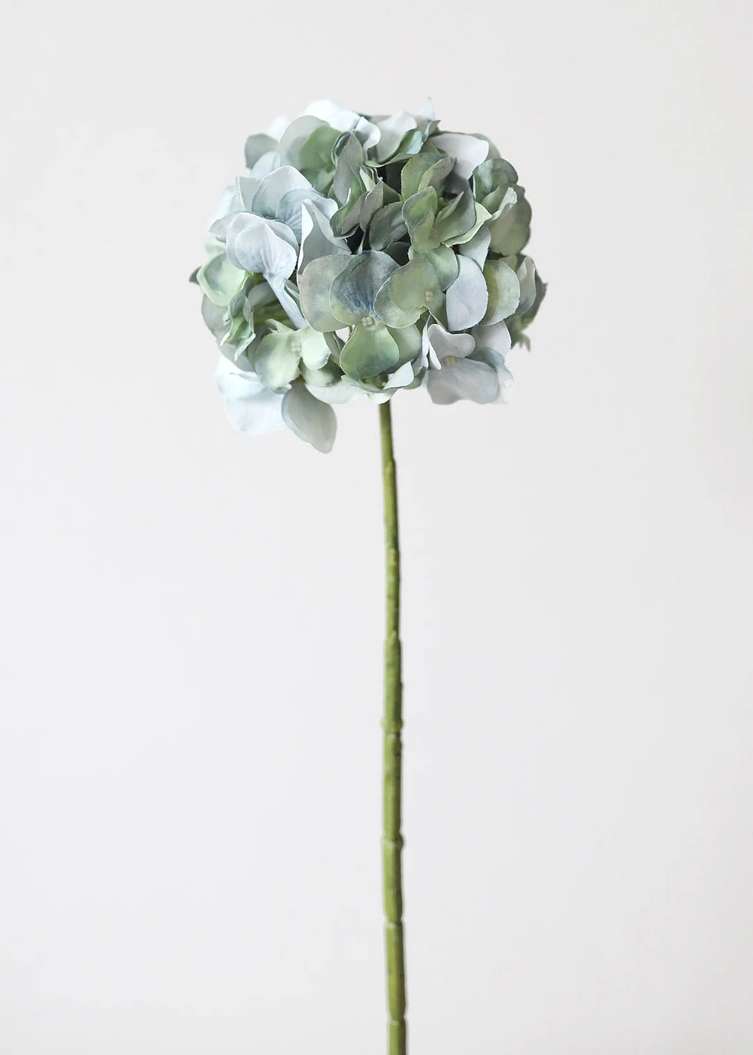 Fake Hydrangea Flower in Aqua - 21"
