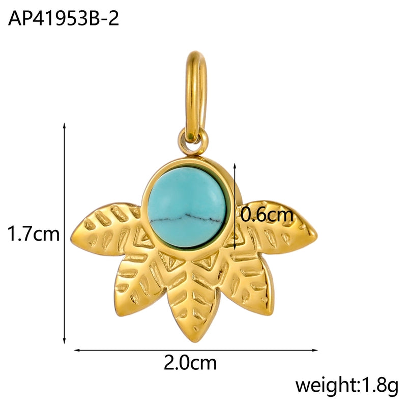 1 Piece 20 * 10mm 304 Stainless Steel Oval Pendant Jewelry Accessories