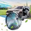 12V/24V Car Cooling Fan USB Suction Cup Windshield Desk Fan 3 Speeds Auto Cooler