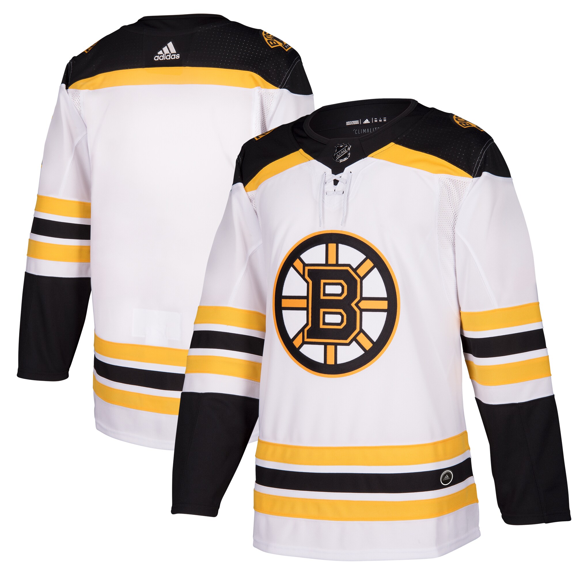 Boston Bruins  Away  Blank Jersey – White mysite