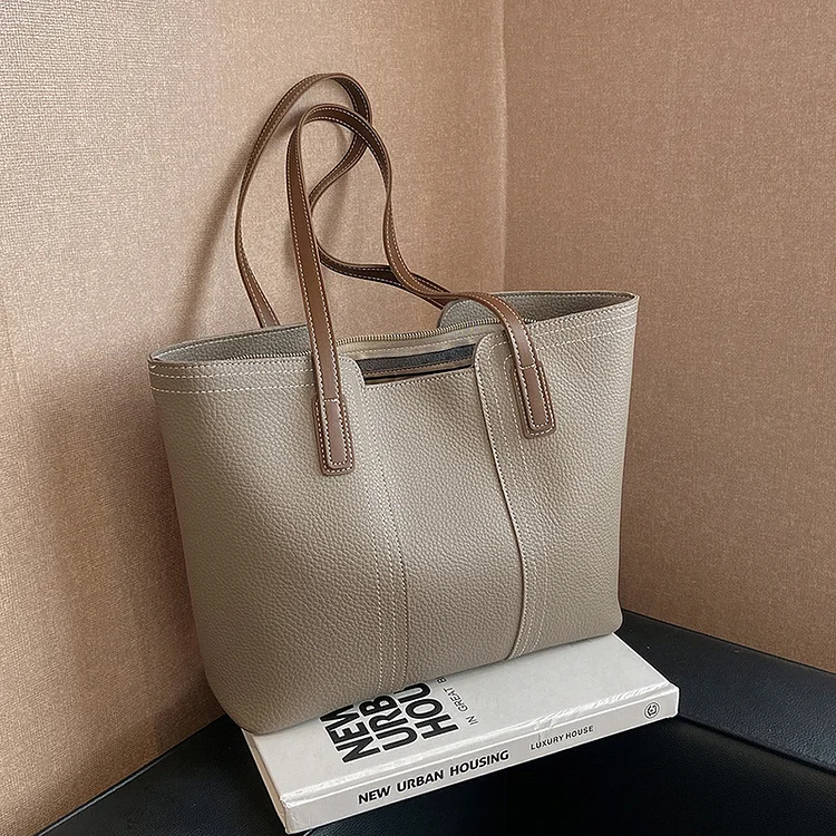 Large capacity bag fashion versatile handbag single shoulder bag