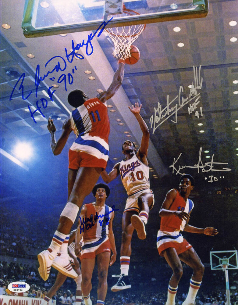 Hayes + Unseld + Archibald + Porter SIGNED 11x14 Photo Poster painting +HOF PSA/DNA AUTOGRAPHED