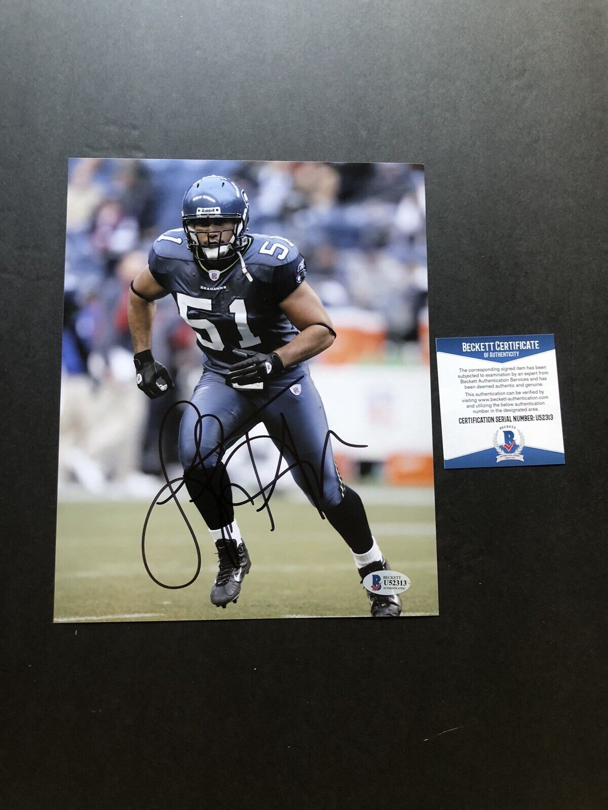 Lofa Tatupu Hot! signed autographed Seahawks USC 8x10 Photo Poster painting Beckett BAS coa