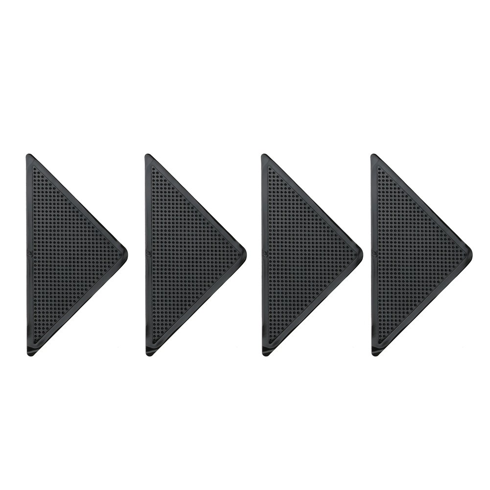 

4Pcs Silicone Carpet Non Slip Black Mat Tri Sticker Hot Sale Practical, 501 Original