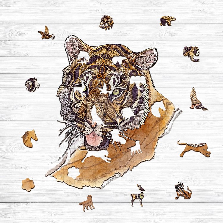 Bengal Tiger Wooden Jigsaw Puzzle