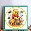 Winnie the Pooh-18CT Stamped Cross Stitch Kit(20x20cm)