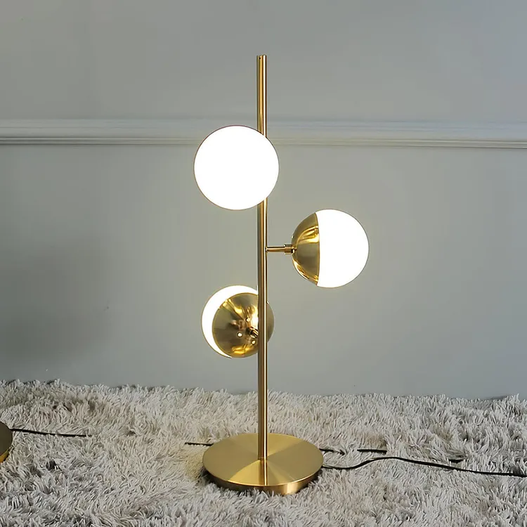 Valentina Floor Lamp Ball Modern Metal Ceramic Living Room