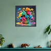 Bunte Liebesrosen - runder Bohrer Diamond Painting - 30*30cm