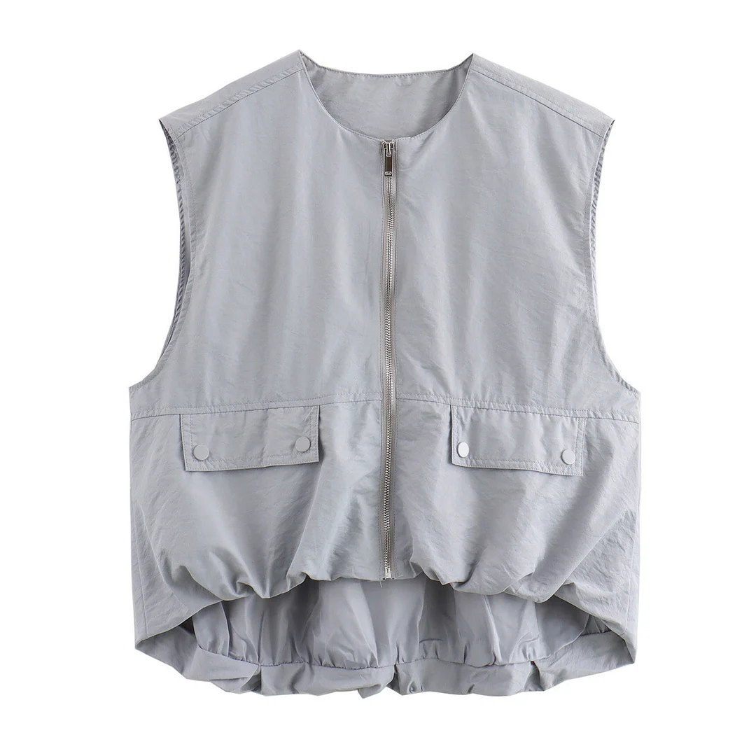 Nigikala Nigikala Summer New Loose Casual Cardigan Women's Vest Vest A14021