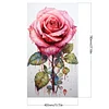 (Big Size)Texture Rose-Paint by Numbers Acrylic Painting 40*70CM