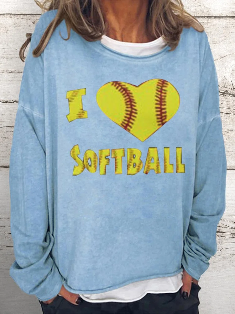 BALL GIRL Women Loose Sweatshirt-Annaletters