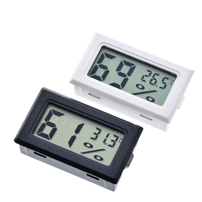 Mini Digital LCD Indoor Thermometer Hygrometer Indoor Convenient Temperature Sensor Humidity Meter Gauge Instruments Cable