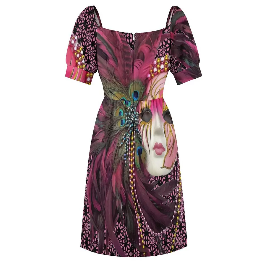 mardi gras bead dress Belle Cher All Things Mardi Gras Sequin Dress Off White / Extra Small (0/2)
