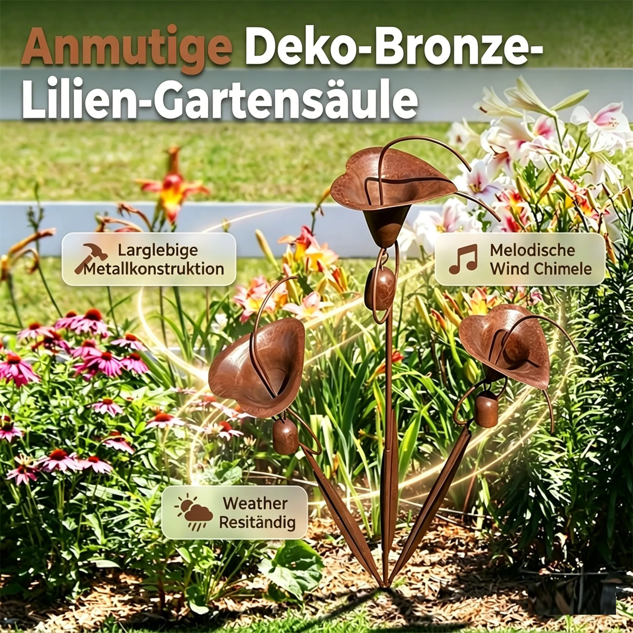 Calla Lilies Garden Stake