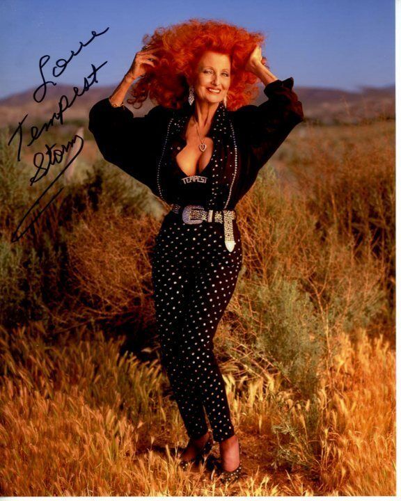 TEMPEST STORM signed autographed Photo Poster painting