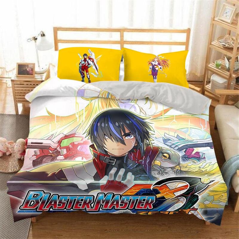 Blaster Master Zero Bedding Set Bed Quilt Cover Pillow Case Home Use