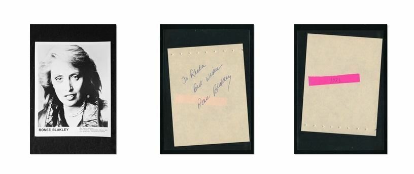 Ronee Blakley - Signed Autograph and Headshot Photo Poster painting set - Nashville