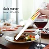 Electronic Food Salinity Tester Pen LED Indicator Salt Concentration Meter